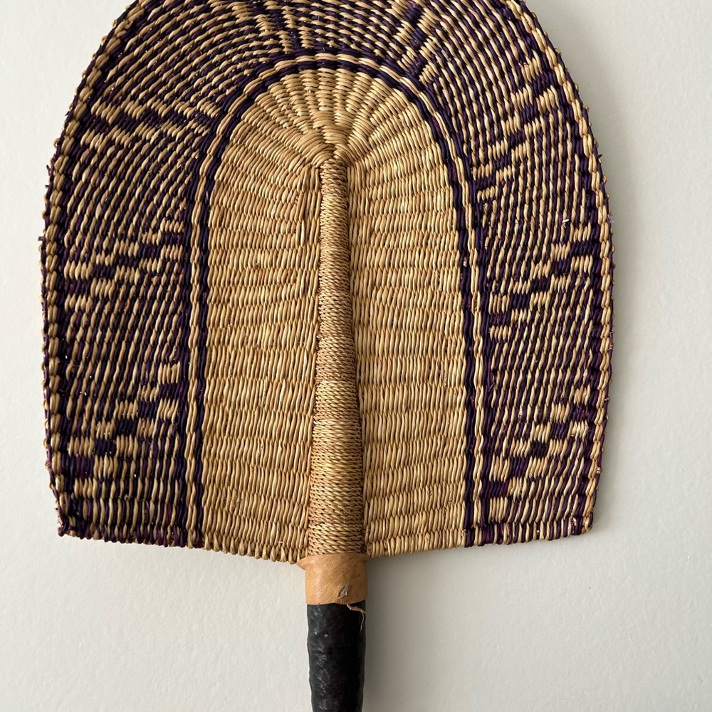 Bolga handfan African woven fan